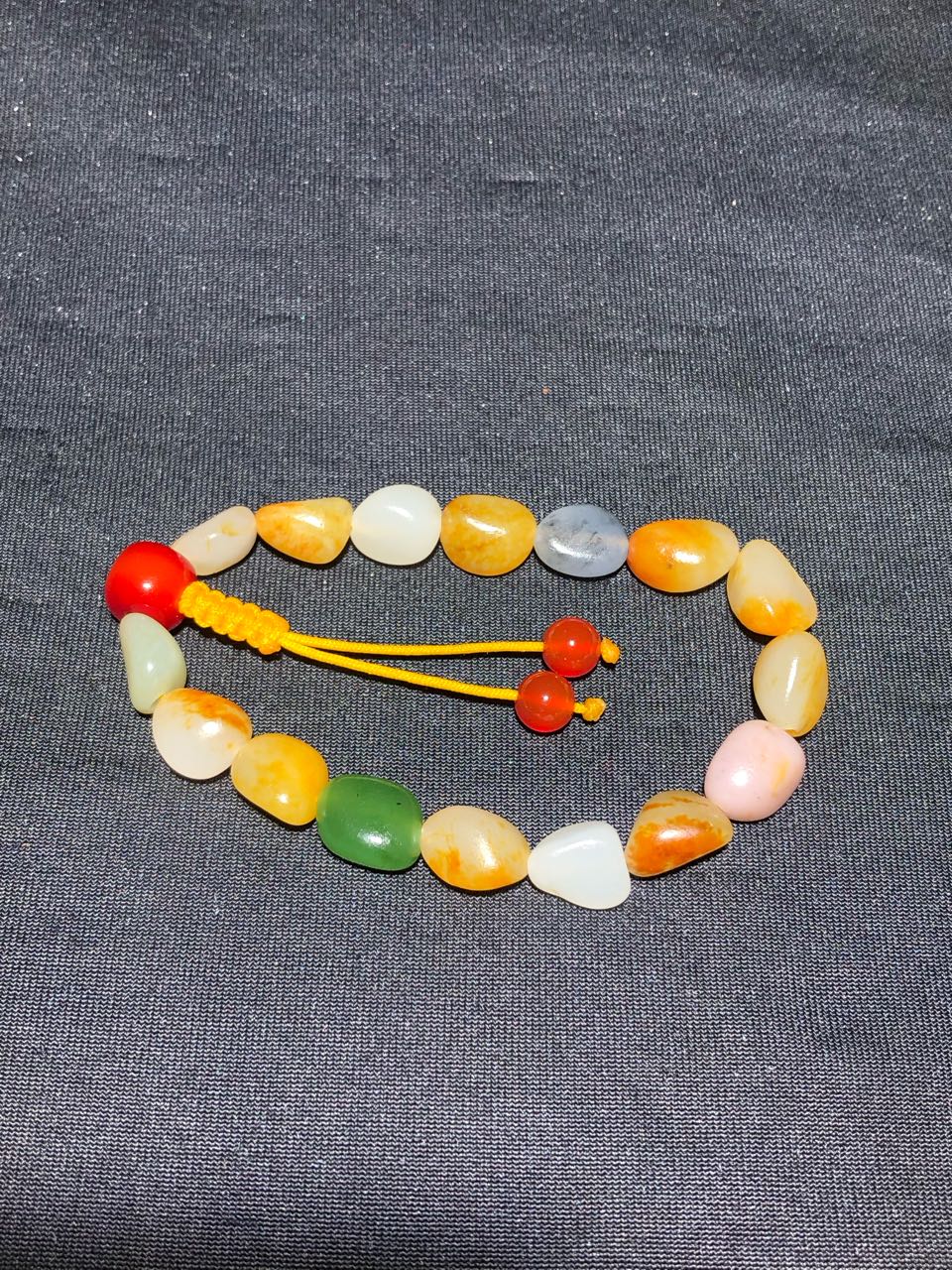 和田玉-多宝籽料【精品原石手串】